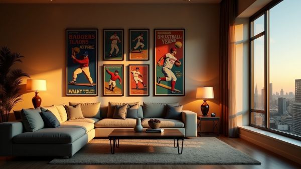 Des posters de sport qui inspirent votre décoration intérieure