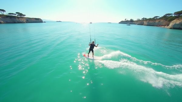 Un apprentissage en kitesurf revitalisant à Montpellier